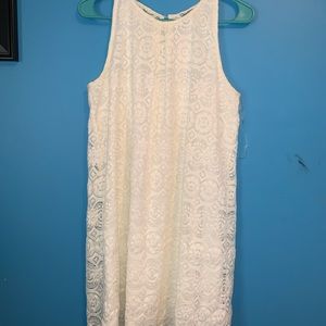 White Lace Dress size M
